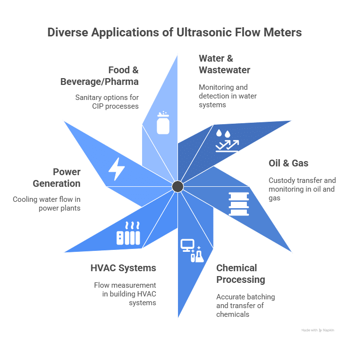Applications Where Ultrasonic Flow Meters Excel