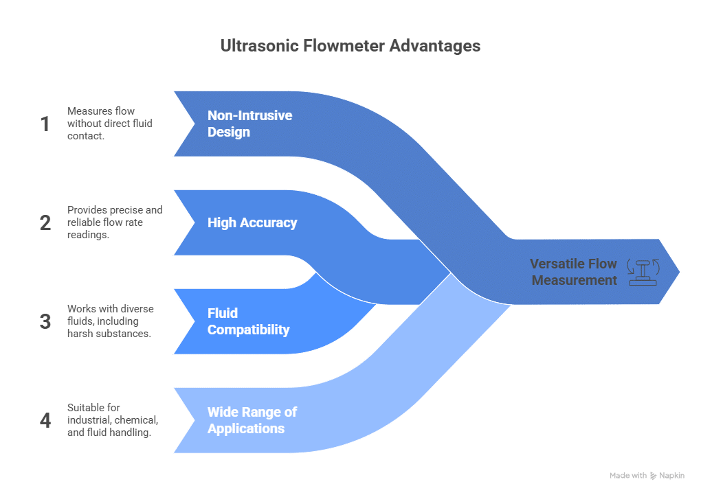 How does an ultrasonic flow meter work_ - visual selection